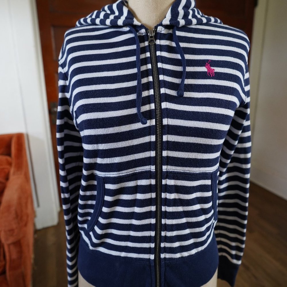 Polo by Ralph Lauren Striped Hoodie Jacket S